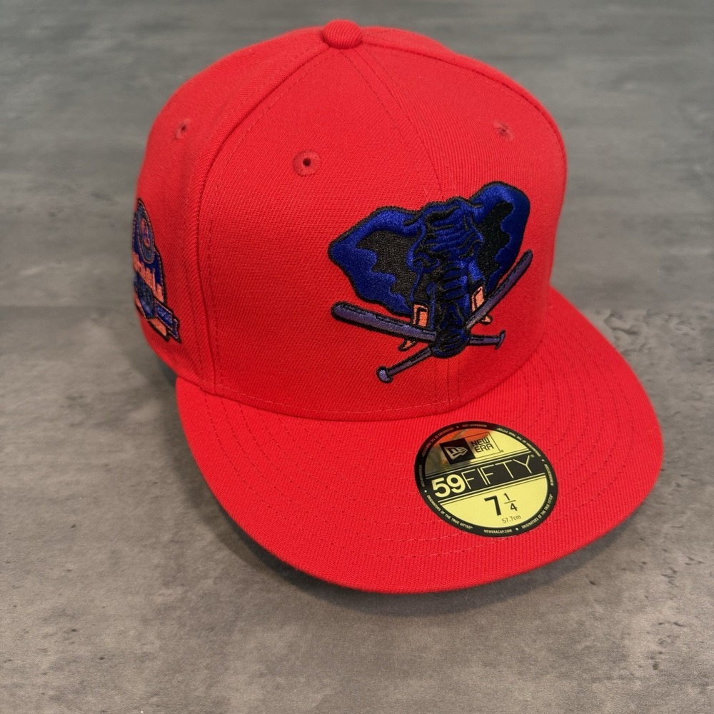 Hat Club Oakland Athletics A's New Era Cap 7 1/4 59Fifty Red Blue Elephant